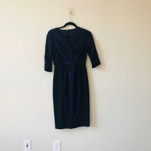 NWOT Black Halo Sample Dress Size 6